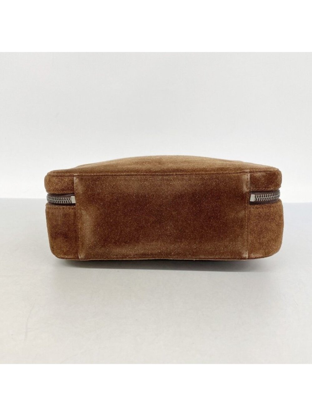 Chanel Handbag Suede Brown Silver - Picture 3 of 10